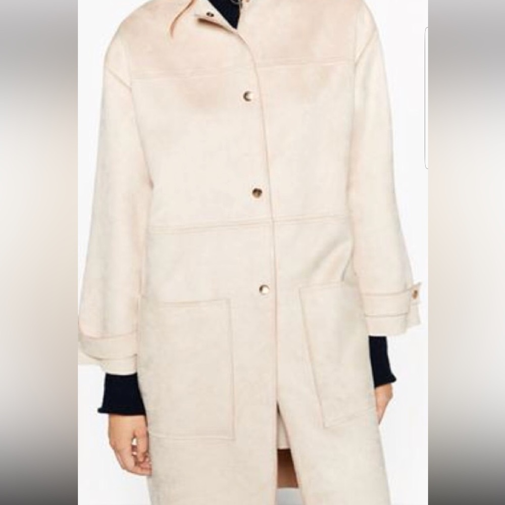 Zara faux Suede Coat